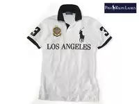 polo tee shirt short sleeve hommes femmes nom de la ville los angeles